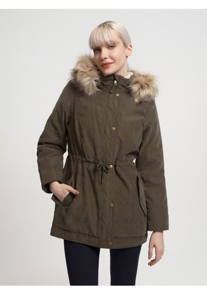 Loose Fit Kadın Mont