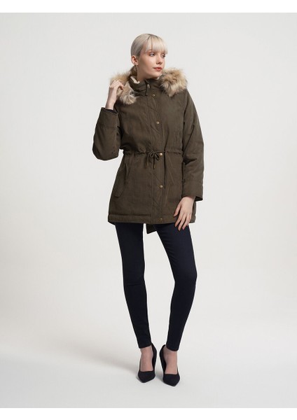 Loose Fit Kadın Mont