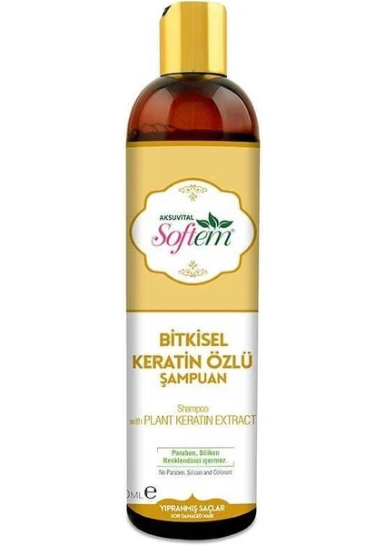 Bitkisel Keratin Özlü Şampuan- Yıpranmış Saçlar İçin 400 ml