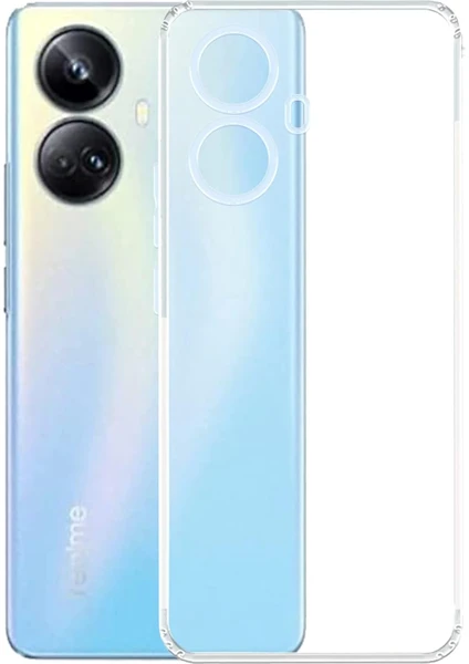 Realme 10 Pro Plus Kamera Korumalı Süper Silikon Kılıf Ekran Koruyucu