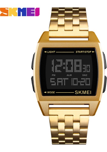 Altın Skmeı Askeri Spor Saatler LED Dijital Elektronik Saat Su Geçirmez Erkek Saatler Üst Marka Lüks Erkek Saat Relogio Masculino (Yurt Dışından)