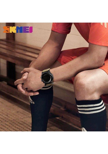 Kamuflaj Kutusu ile Skmeı Darbeye Dayanıklı 2 Zaman Spor Izle Kronometre Geri Sayım Erkek Dijital Saatler Su Geçirmez Yumuşak Saat Erkek Reloj Hombre 1384 (Yurt Dışından)