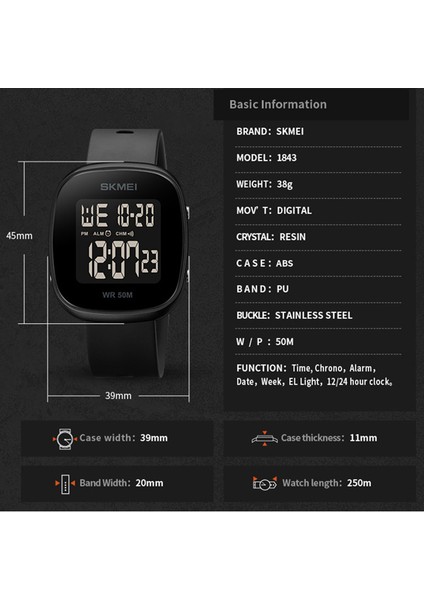 Altın Skmeı En Lüks Marka Erkek Spor Saatler Güneş Enerjisi Dijital Erkek Izle Su Geçirmez Elektronik Kol Saati Erkekler Reloj Hommbre (Yurt Dışından) indirimleri