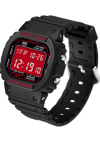Yükseltme-Siyah Beyaz Sanda Izle Erkekler Bilek Dijital Saatler Rahat Elektronik Spor Su Geçirmez Kadın Saatler Moda Saat Relogio Masculion (Yurt Dışından) indirimleri
