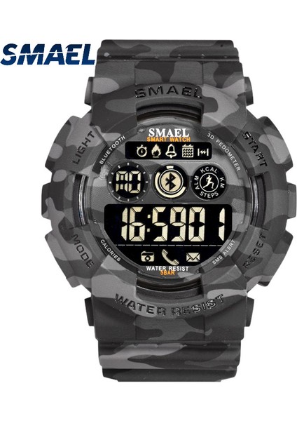 Siyah Smael Sıcak Marka Erkek Saatler Dijital/akıllı Spor Saatler 50 M Su Geçirmez Açık Saatler Erkekler Dijital Saat Erkek Relogio Masculino (Yurt Dışından)