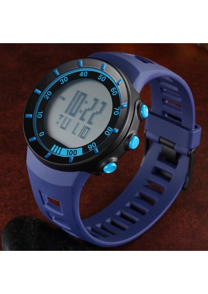 1812-BEYAZ Dijital Erkek Saatler Açık Spor Su Geçirmez Elektronik LED Erkek Kol Saati Mavi Silikon Moda Askeri Saat Reloj Masculino (Yurt Dışından) fiyatları