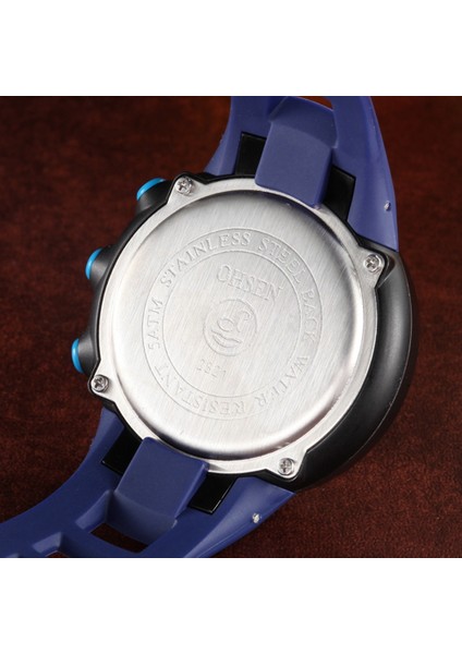 1812-BEYAZ Dijital Erkek Saatler Açık Spor Su Geçirmez Elektronik LED Erkek Kol Saati Mavi Silikon Moda Askeri Saat Reloj Masculino (Yurt Dışından) fırsatları