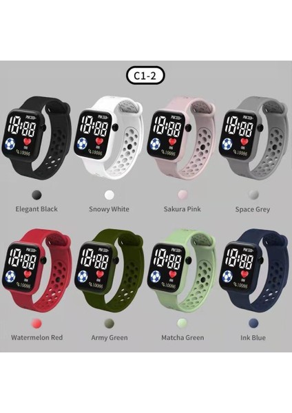 Beyaz Moda LED Erkek Elektronik Saat Çok Fonksiyonlu Açık Gençlik Öğrenci El Saati Kadın Koşu Spor Dijital Maliyet Kol Saati (Yurt Dışından) modelleri