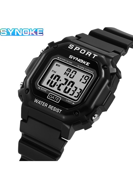 Pembe Lüks Erkek Saatler Elektronik Saat Su Geçirmez Yüzmek Spor Izle Erkekler Için Kare LED Dijital Askeri Kol Saati Adam Reloj Hombre (Yurt Dışından)