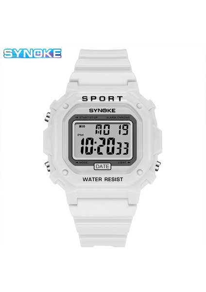 Pembe Lüks Erkek Saatler Elektronik Saat Su Geçirmez Yüzmek Spor Izle Erkekler Için Kare LED Dijital Askeri Kol Saati Adam Reloj Hombre (Yurt Dışından)