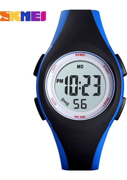 Siyah Mavi 2021 Yeni Skmeı Moda Montre Enfant Spor Çocuk Saatler Dijital Saat Izle Çocuk 5bar Su Geçirmez Aydınlık Ekran Kol Saati (Yurt Dışından)
