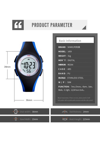 Siyah Mavi 2021 Yeni Skmeı Moda Montre Enfant Spor Çocuk Saatler Dijital Saat Izle Çocuk 5bar Su Geçirmez Aydınlık Ekran Kol Saati (Yurt Dışından) modelleri