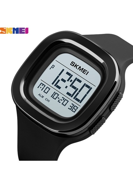 Ordu Yeşil Skmeı Kare Dijital Saatler Erkek Chrono Kronometre Erkekler Kol Saati 2 Zaman 12/24 Saat Saat Pu Bant Dijital Spor Izle 1580 (Yurt Dışından)