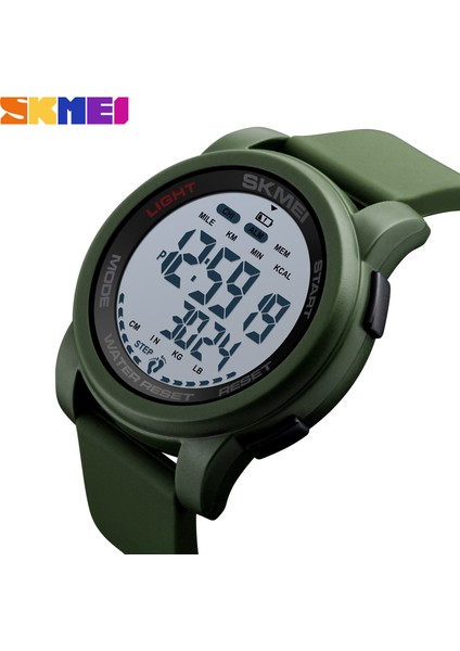 Beyaz Siyah Skmeı Kalori Pedometre Spor Adım Ölçer Aralığı Saatler Aydınlık Elektronik Saat Askeri Erkek Saatleri Relogio Masculino 1469 (Yurt Dışından) fiyatları