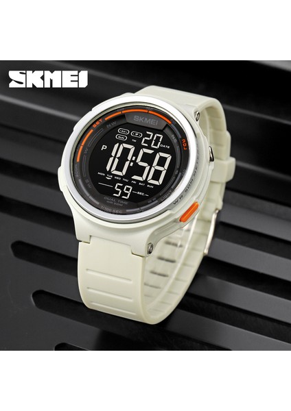 Siyah Skmeı Yeni LED Işık Dijital Erkek Spor Saatler Geri Sayım 5bar Su Geçirmez Kol Saati Erkekler Için Erkek Saat Izle Reloj Hombre 1841 (Yurt Dışından)