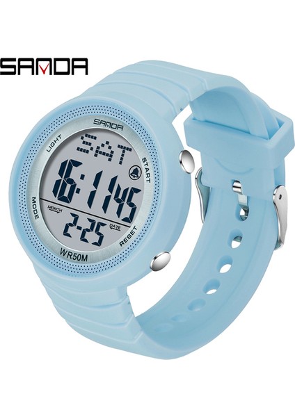 Mavi Sanda Marka Erkek Spor Saatler Moda Chronos Geri Sayım Su Geçirmez LED Dijital Saat Adam Askeri Bilek Aydınlık Erkek Izle (Yurt Dışından)