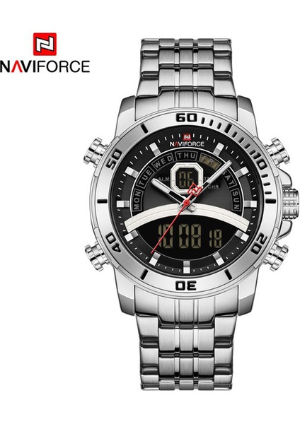 Sb Navıforce Lüks Saatler Erkekler Için Moda Iş Dijital Kol Saati Askeri Spor Kuvars Adam Izle Çelik Bant Su Geçirmez Saat (Yurt Dışından)