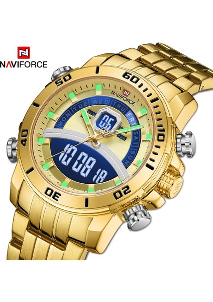 Sb Navıforce Lüks Saatler Erkekler Için Moda Iş Dijital Kol Saati Askeri Spor Kuvars Adam Izle Çelik Bant Su Geçirmez Saat (Yurt Dışından) fiyatları