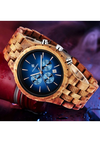 Sarı Kağit Kutu Kunhuang El Yapımı Ahşap Izle Çok Fonksiyonlu Arama Erkek Kuvars Izle Lüks Aydınlık Kronograf Özel Logo Relógio Masculino (Yurt Dışından) modelleri