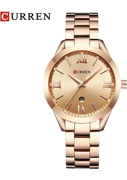 Altın Beyaz Curren Altın Izle Kadın Saatler Bayanlar 9007 Çelik Kadın Bilezik Saatler Kadın Saat Relogio Feminino Montre Femme (Yurt Dışından)