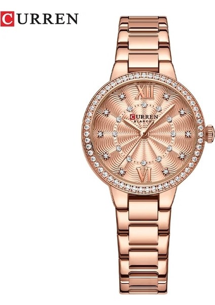 Gül Curren Yeni Altın Izle Kadın Saatler Bayanlar Yaratıcı Çelik Kadın Bilezik Saatler Kadın Su Geçirmez Saat Relogio Feminino (Yurt Dışından)