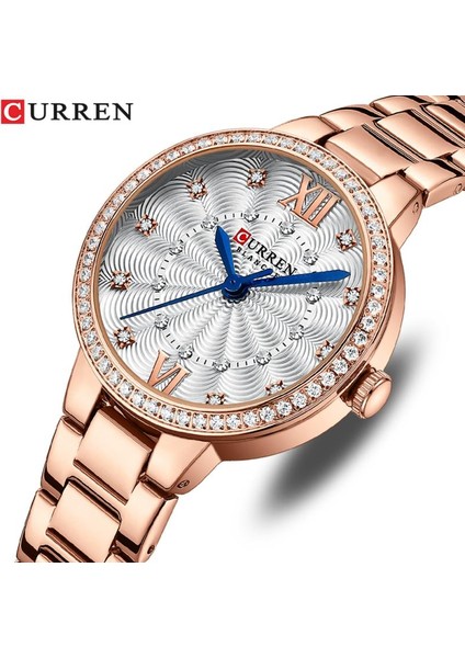 Gül Curren Yeni Altın Izle Kadın Saatler Bayanlar Yaratıcı Çelik Kadın Bilezik Saatler Kadın Su Geçirmez Saat Relogio Feminino (Yurt Dışından) fiyatları