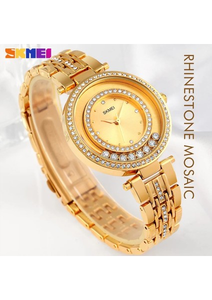 Gül Altın Izle Skmeı Kadın Bilezik Saatler Marka Moda Taklidi Kuvars Bayanlar Bilezik Saat Paslanmaz Su Geçirmez Kol Saatleri Kız Hediye (Yurt Dışından) fiyatları