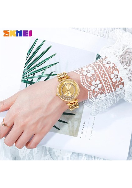 Gül Altın Izle Skmeı Kadın Bilezik Saatler Marka Moda Taklidi Kuvars Bayanlar Bilezik Saat Paslanmaz Su Geçirmez Kol Saatleri Kız Hediye (Yurt Dışından) fırsatları