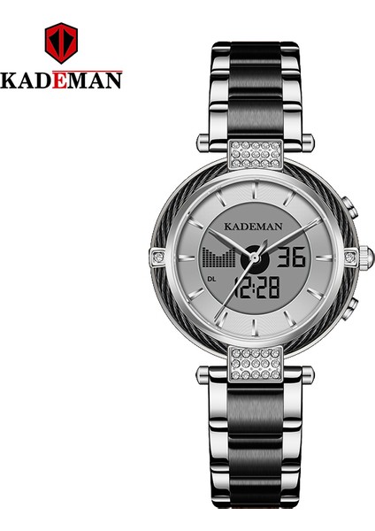 Altın Gümüş Kademan Bayanlar Yaratıcı Izle Kadın Çelik Bilezik Saatler Kadın Saat Relogio Feminino Montre (Yurt Dışından) fiyatları