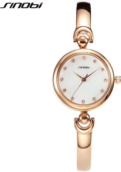 11S9549L02 Sınobı Moda Kadın Altın Bilezik Saatler Kızlar Lüks Kristal Izle Kadın Saat Cenevre Kuvars Kol Saati Relogio Feminino (Yurt Dışından) fiyatları