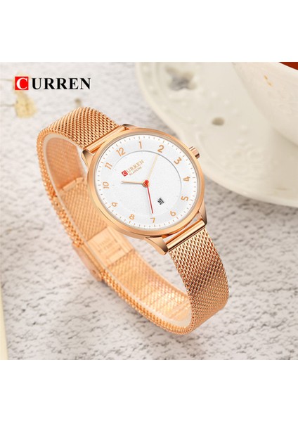 Gümüş Curren Gül Altın Izle Kadın Saatler Bayanlar Yaratıcı Çelik Kadın Bilezik Saatler Kadın Saat Relogio Feminino Montre Femme (Yurt Dışından) fiyatları