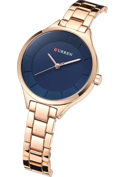 Gül Curren Yeni Moda Yaratıcı Kadın Saatler Elbise Bayanlar Bilezik Izle Gül Altın Kadın Saat Tam Çelik Kol Saati Hediye (Yurt Dışından) fırsatları