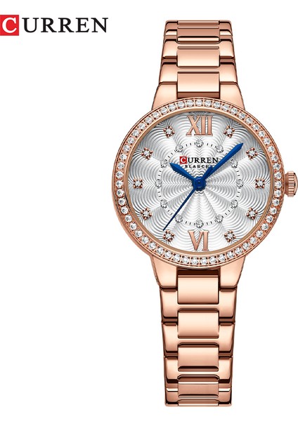 Gül Kutusu Curren Yeni Altın Izle Kadın Saatler Bayanlar Yaratıcı Çelik Kadın Bilezik Saatler Kadın Su Geçirmez Saat Relogio Feminino (Yurt Dışından) fırsatları