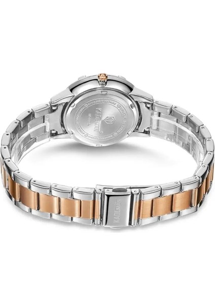 Kutuda Altın Kademan Gül Altın Bayan Izle Paslanmaz Çelik Bayanlar Bilezik Izle Kadın Saat Relogio Feminino Montre Femme (Yurt Dışından)