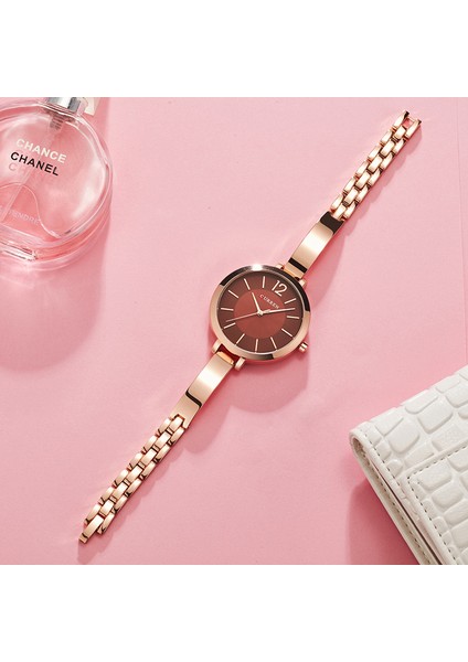 Altın Beyaz Curren Moda Kadın Elbise Kol Saati Bayanlar Kuvars Izle Marka Lüks Kadın Bilezik Saatler Tam Çelik Kadın Saat (Yurt Dışından) indirimleri