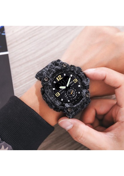 Siyah Skmeı Üst Marka Lüks Izle Erkekler Açık Spor Saatler LED Dijital Askeri Kronometre Takvimi 50 M Su Geçirmez Kol Saati Saat (Yurt Dışından) fırsatları