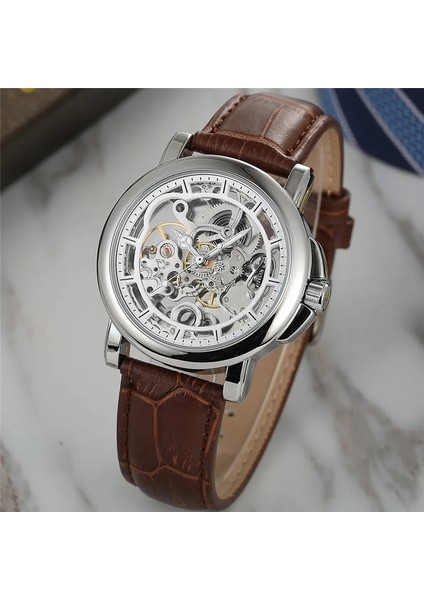 FS815605 Kutusu ile Forsınıng Erkekler Kol Saati Otomatik Mekanik Askeri Spor Klasik Erkek Saat Üst Marka Lüks Hollow Adam Izle 8156 (Yurt Dışından) modelleri