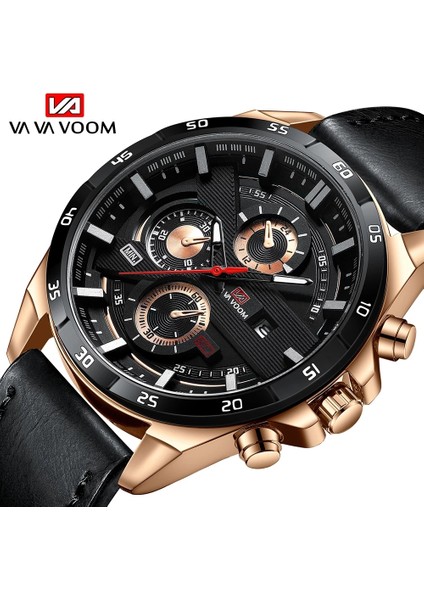 216G-5 2023 Yeni Moda Tasarımı Erkek Saatleri Üst Markalı Günlük Spor Siyah Yüzey Paslanmaz Çelik Su Geçirmez Kuvars Takvimli Saatler (Yurt Dışından) fırsatları