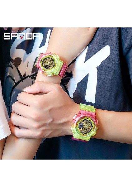 Mavi Pembe 3125 Sanda Çok Fonksiyonlu Serin Erkek Bayan Saatler 2023 Yeni Çift Ekran Çift Kol Saatleri Zamanlayıcı Izle Çalar Saat 30 M Su Geçirmez (Yurt Dışından) fırsatları