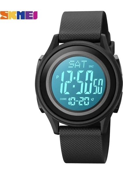 Siyah Beyaz Skmeı Japonya Dijital Hareket Spor Izle Erkekler Açık Kol Saatleri Erkek Su Geçirmez Kronometre Çalar Saat Reloj Montre Homme 1893 (Yurt Dışından)
