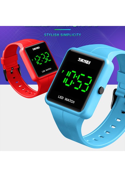 Mavi Saatler Erkekler Moda Chronos Geri Sayım Erkek Spor Izle Dijital Su Geçirmez LED Izle Adam Saat Askeri Reloj Mujer Skmeı (Yurt Dışından) fırsatları