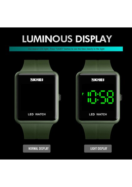 Mavi Saatler Erkekler Moda Chronos Geri Sayım Erkek Spor Izle Dijital Su Geçirmez LED Izle Adam Saat Askeri Reloj Mujer Skmeı (Yurt Dışından) indirimleri