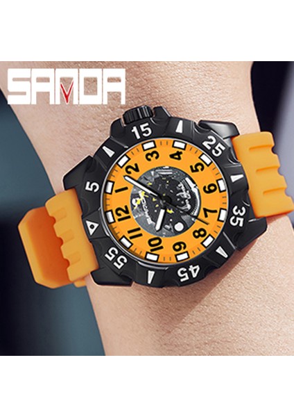 Beyaz Sanda Adam Izle Suya Dayanıklı G Şok Izle Erkek Deri Kayış Kol Saati Lüks Orijinal Elektronik Saat Chronograph (Yurt Dışından) fiyatları