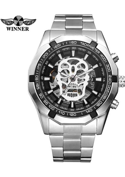 Altın Siyah Moda Erkek Çelik Kemer Analog Spor Mekanik Kol Saati Üst Marka Lüks Spor Kol Saati Erkek Saatler Relogio Masculino (Yurt Dışından) fiyatları