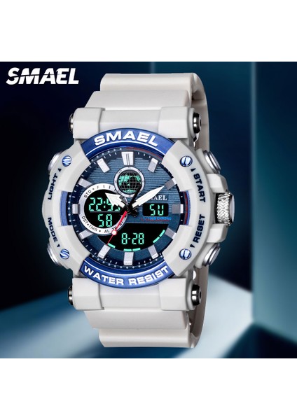 Orange-Box Smael Askeri Spor Dijital Izle Erkekler Için LED Ekran Chronograph Kuvars Saatler Çok Fonksiyonlu Çalar Saat Kol Saati 8048 (Yurt Dışından) fiyatları