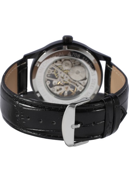 08 Forsınıng Basit Rüzgar Içi Boş Çift Halkalı Tırnak Terazisi Mekanik Hareket Mekanik Saat Dairesel Kemer Erkek ve Kadın Saati (Yurt Dışından) fiyatları