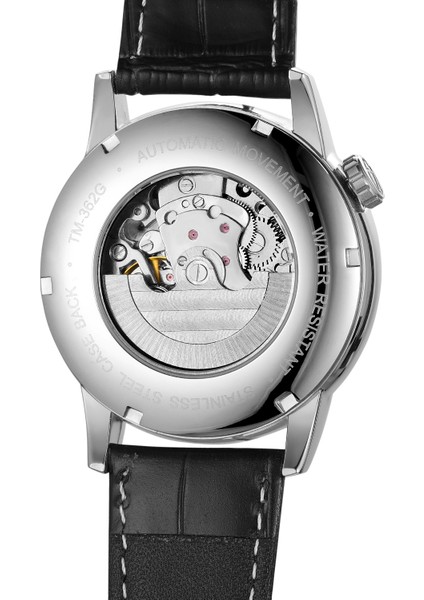 Siyah Forsining Erkek Saatleri Çift Arama Otomatik Mekanik Kol Saatleri Moda Su Geçirmez Spor Adam Relogio Masculi Izle Saat (Yurt Dışından) indirimleri