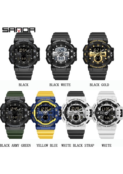 Ordu GREEN3128 Sanda Yeni Erkekler Kuvars Dijital Saat Erkek Spor Saatler Elektronik Askeri Bilek Izle Erkek Su Geçirmez Saat Reloj De Hombre (Yurt Dışından) fiyatları