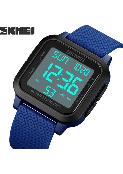 Siyah Yeşil Açık Spor Izle Erkekler Çok Fonksiyonlu Chrono 5bar Su Geçirmez Çalar Saat Dijital Kol Saatleri Reloj Hombre Skmeı Montre Homme (Yurt Dışından) fırsatları