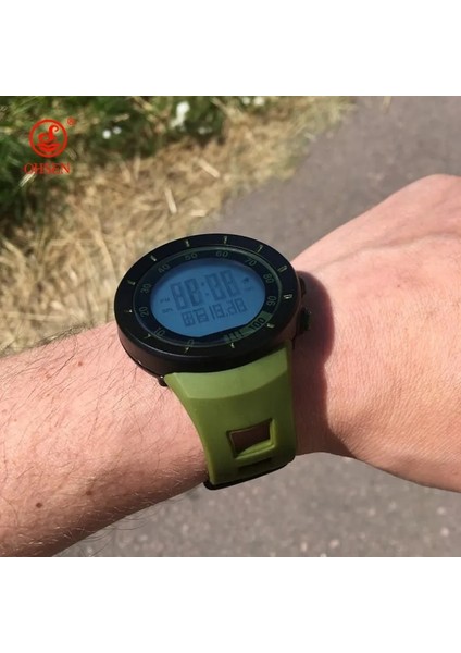Kırmızı Izle Açık Spor Saatler Erkekler Için Su Geçirmez Erkek Dijital Kol Saati Ordu Yeşil Moda Taktik LED Elektronik Saat Reloj Hombre (Yurt Dışından)
